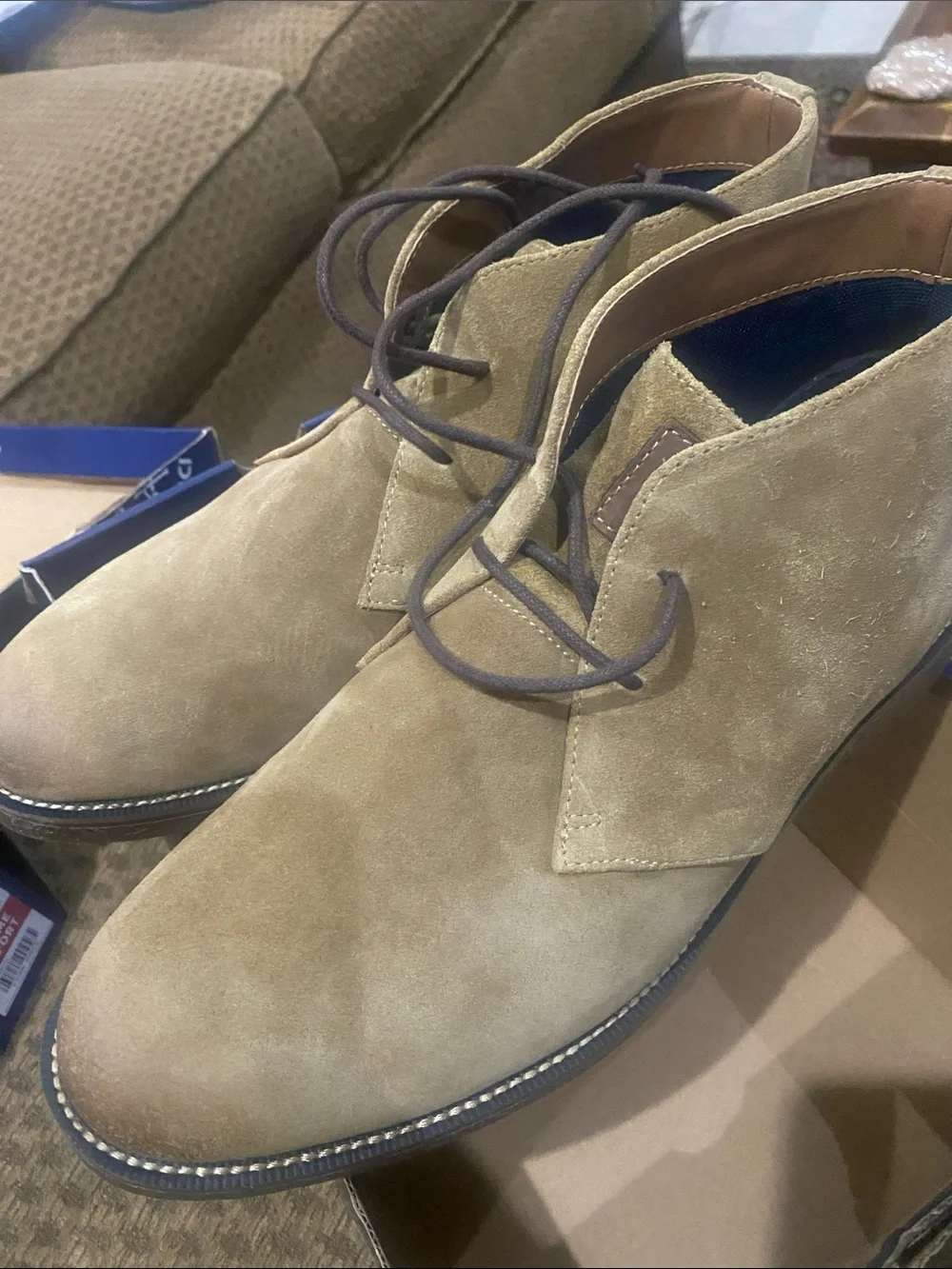 Dockers Nigel Men's Cognac Suede Chukka Boots
